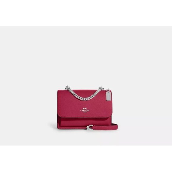 Coach Silver/Bright Violet C9949 Mini Klare Crossbody Leather - Picture 1 of 8
